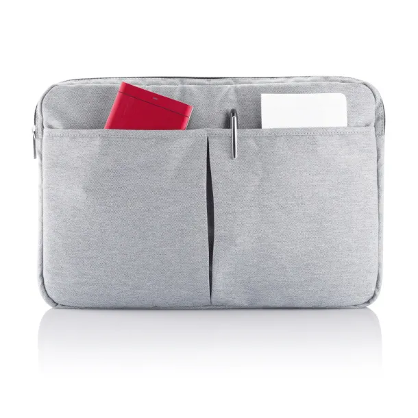  Laptop sleeve 15” PVC free - XD Collection Grey 