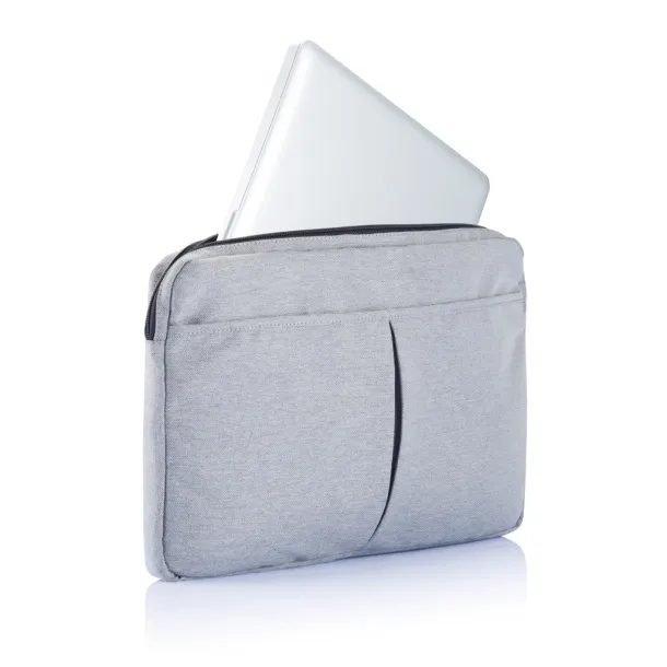  Laptop sleeve 15” PVC free - XD Collection Grey 