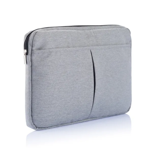  Laptop sleeve 15” PVC free - XD Collection Grey 