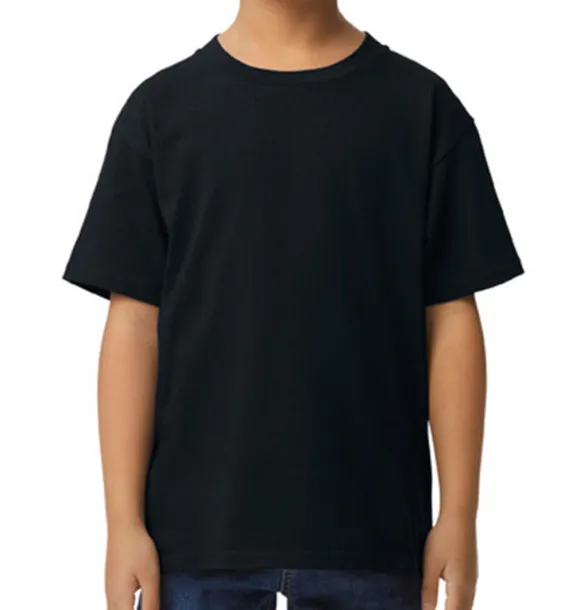  Softstyle Midweight Youth T-Shirt - Gildan Pitch Black