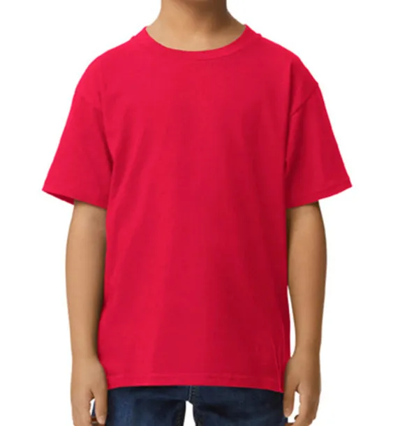  Softstyle Midweight dječja kratka majica, 183 g/m² - Gildan Crvena
