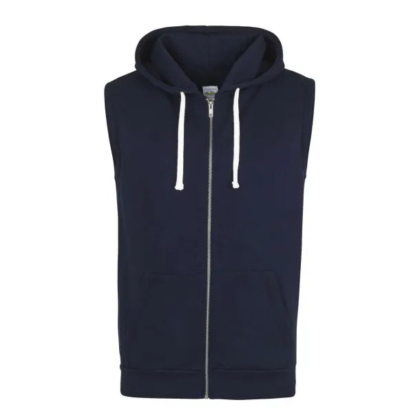  SLEEVELESS ZOODIE - Just Hoods Oxford Navy