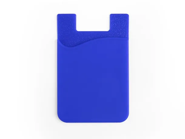 POCKET card holder for mobile phones Royal blue