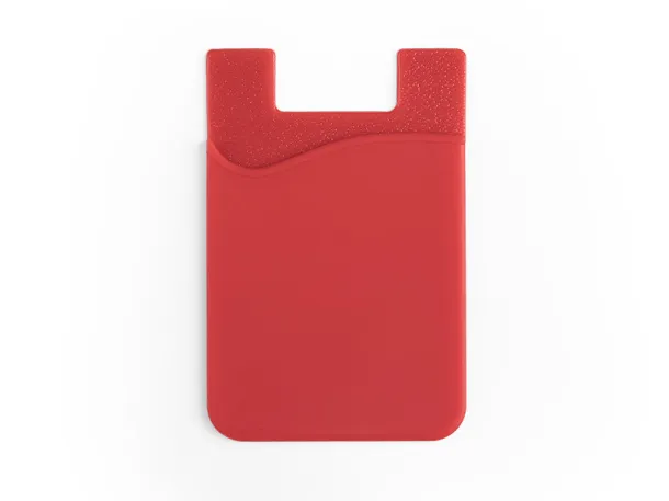 POCKET card holder for mobile phones Red