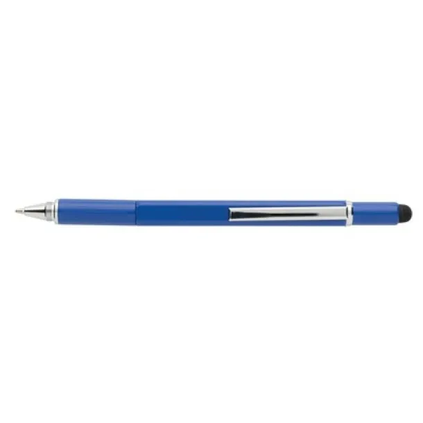  Multifunctional ball pen, ruler, spirit level, screwdriver, touch pen navy blue