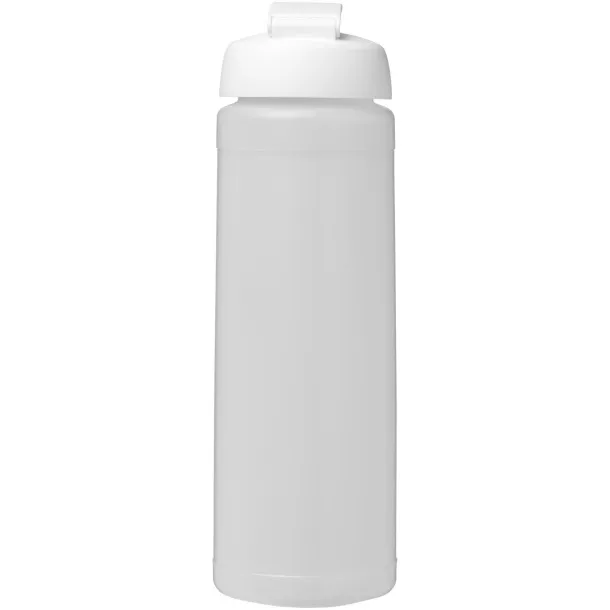 Baseline® Plus 750 ml flip lid sport bottle - Unbranded White White