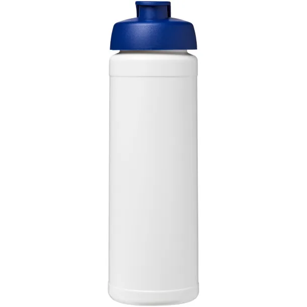 Baseline® Plus 750 ml flip lid sport bottle - Unbranded White Blue