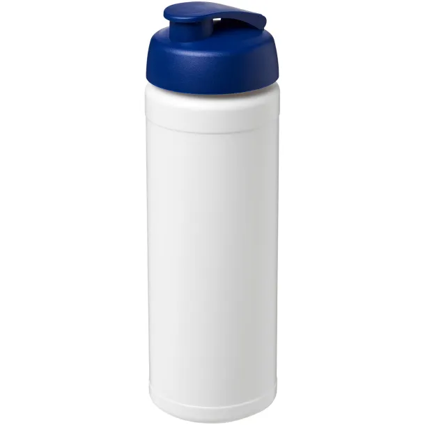 Baseline® Plus 750 ml flip lid sport bottle - Unbranded White Blue