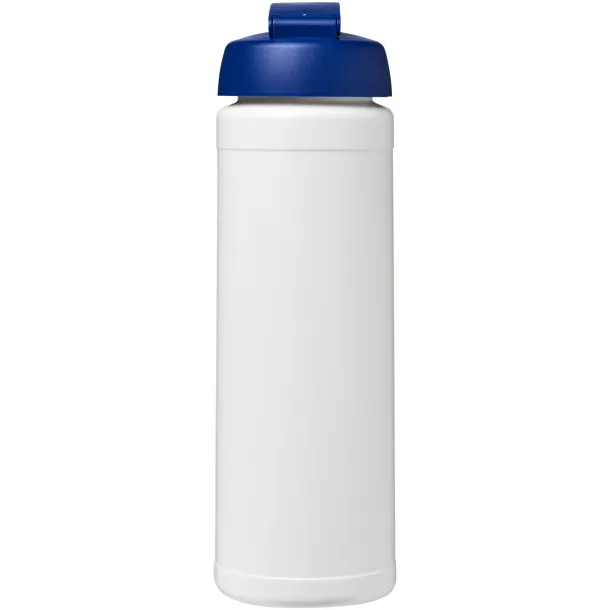 Baseline® Plus 750 ml flip lid sport bottle - Unbranded White Blue