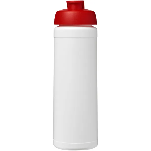 Baseline® Plus 750 ml flip lid sport bottle - Unbranded White Red