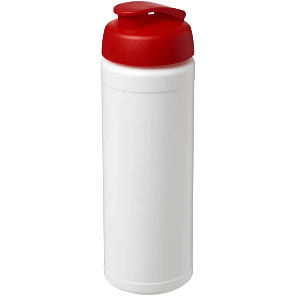 Baseline® Plus 750 ml flip lid sport bottle - Unbranded White Red