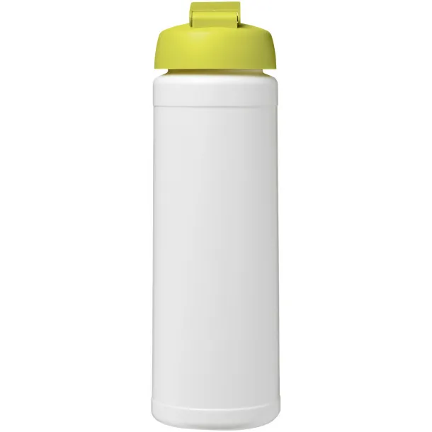 Baseline® Plus 750 ml flip lid sport bottle - Unbranded White Lime