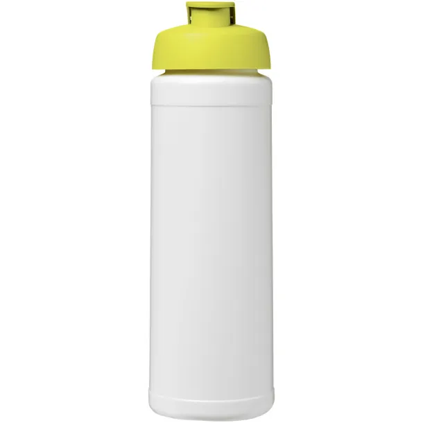 Baseline® Plus 750 ml flip lid sport bottle - Unbranded White Lime