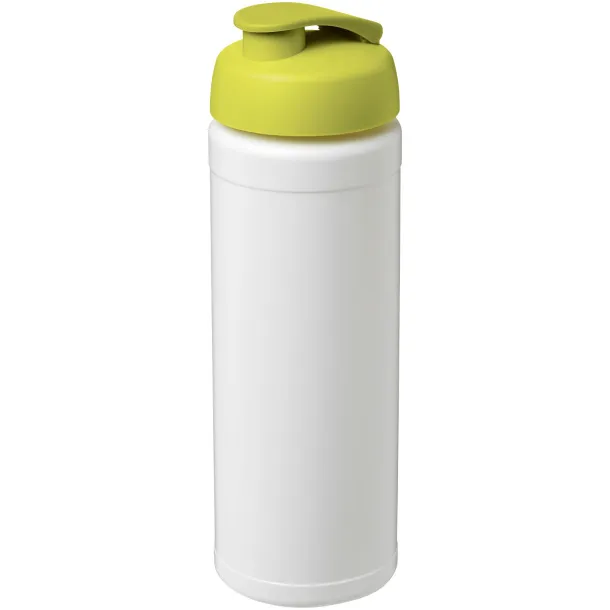 Baseline® Plus 750 ml flip lid sport bottle - Unbranded White Lime