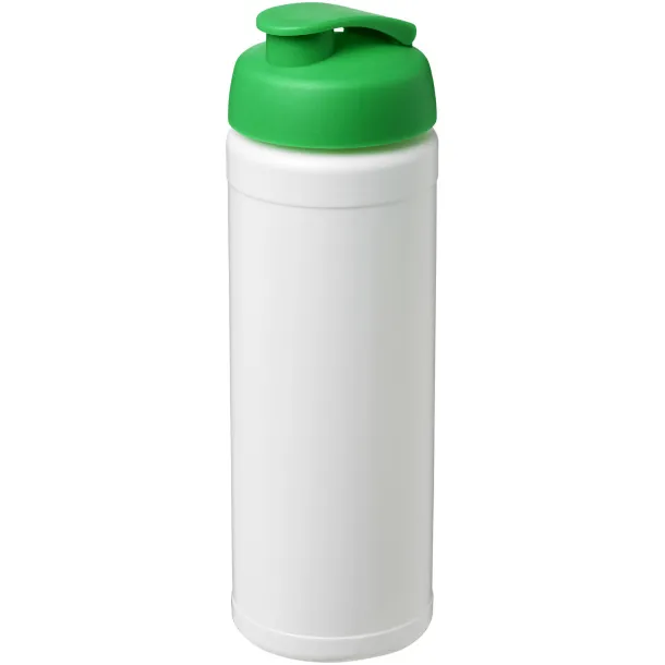 Baseline® Plus 750 ml flip lid sport bottle - Unbranded White Green