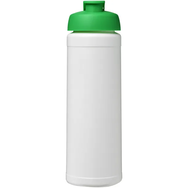 Baseline® Plus 750 ml flip lid sport bottle - Unbranded White Green