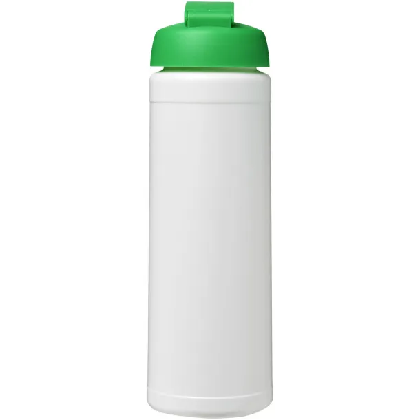 Baseline® Plus 750 ml flip lid sport bottle - Unbranded White Green