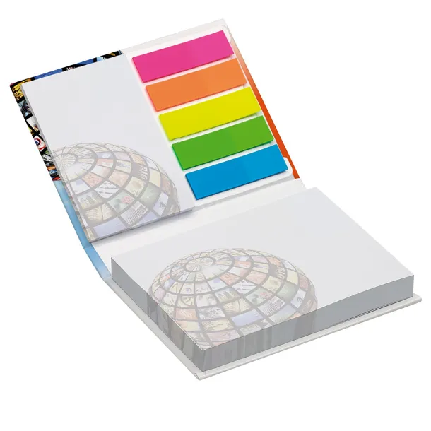 Combi notes marker set soft cover - Sticky-Mate® White