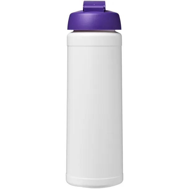 Baseline® Plus 750 ml flip lid sport bottle - Unbranded White Purple