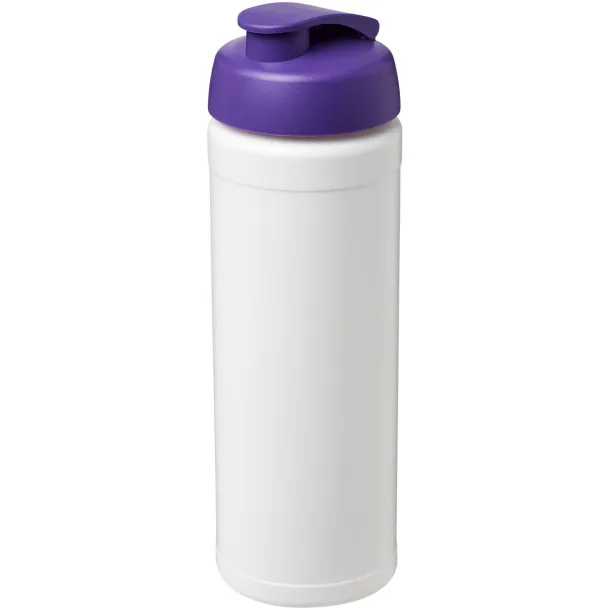 Baseline® Plus 750 ml flip lid sport bottle - Unbranded White Purple