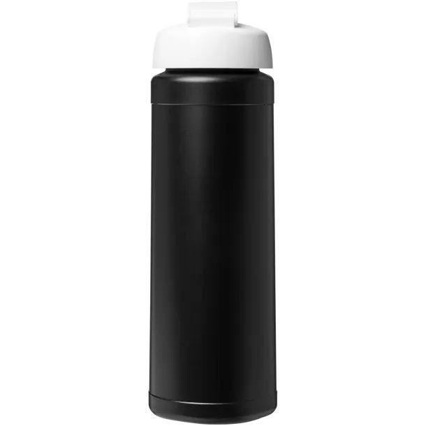 Baseline® Plus 750 ml flip lid sport bottle Solid black White