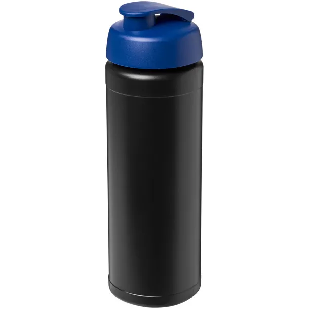 Baseline® Plus 750 ml flip lid sport bottle Solid black Blue