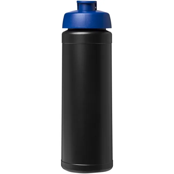 Baseline® Plus 750 ml flip lid sport bottle Solid black Blue