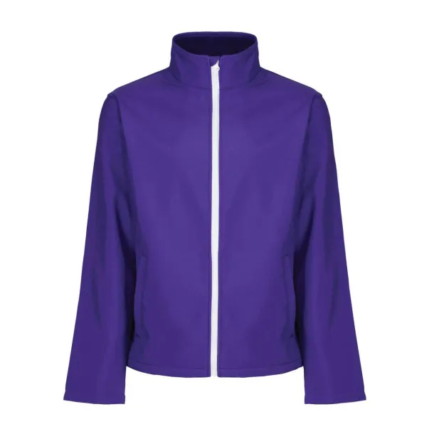  ABLAZE MEN'S PRINTABLE SOFTSHELL - Regatta Vibrant Purple Black