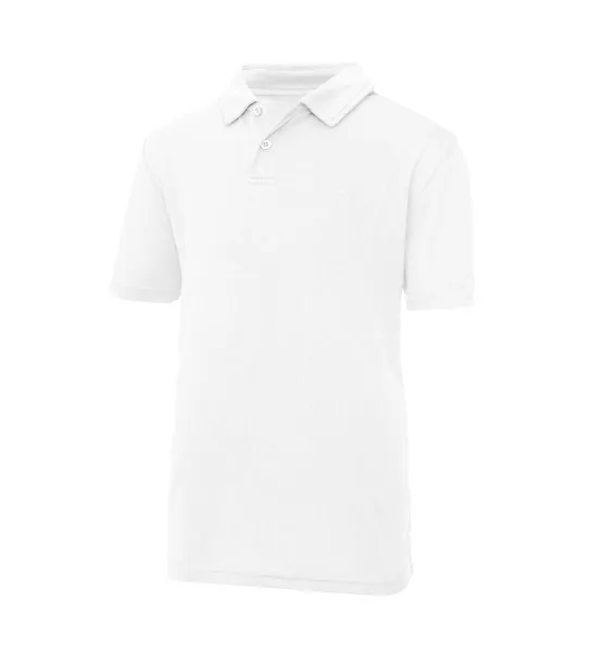KIDS COOL POLO dječja polo majica, 140 g/m2 - Just Cool Bijela