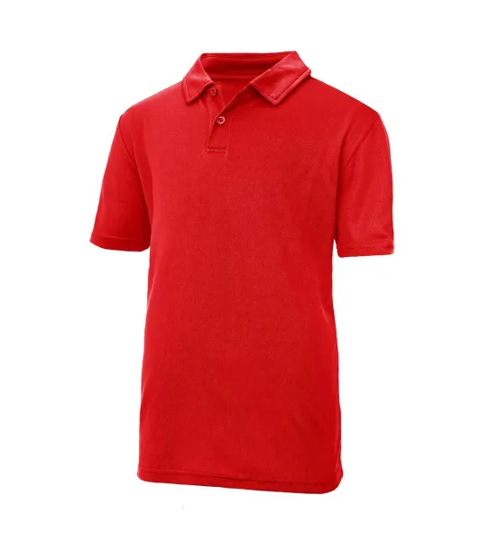 KIDS COOL POLO dječja polo majica, 140 g/m2 - Just Cool Crvena
