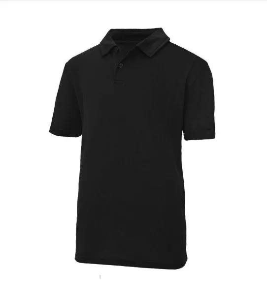 KIDS COOL POLO kid's polo t-shirt - Just Cool Black