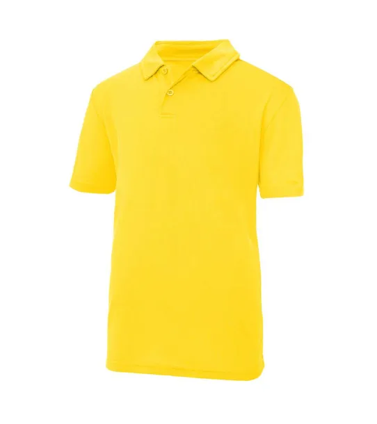 KIDS COOL POLO dječja polo majica, 140 g/m2 - Just Cool Sun Yellow