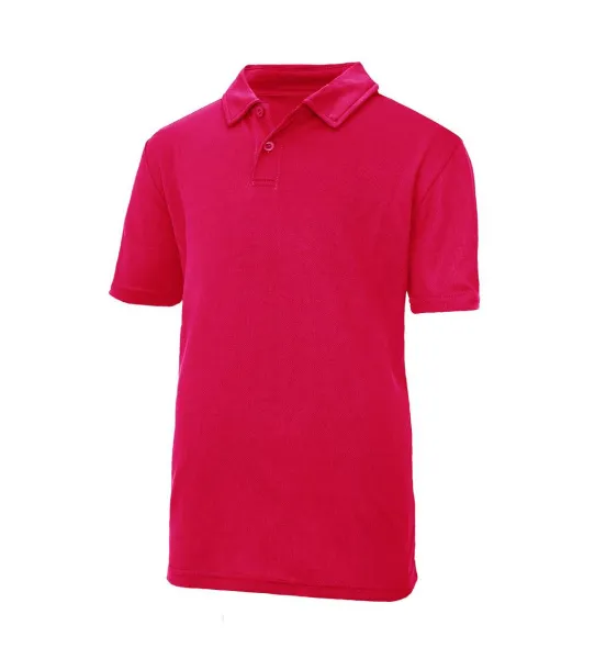 KIDS COOL POLO dječja polo majica, 140 g/m2 - Just Cool Hot Pink