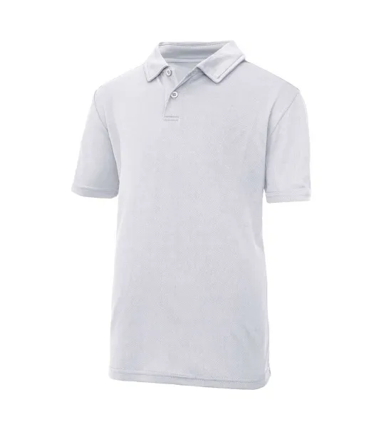 KIDS COOL POLO kid's polo t-shirt - Just Cool Heather Grey