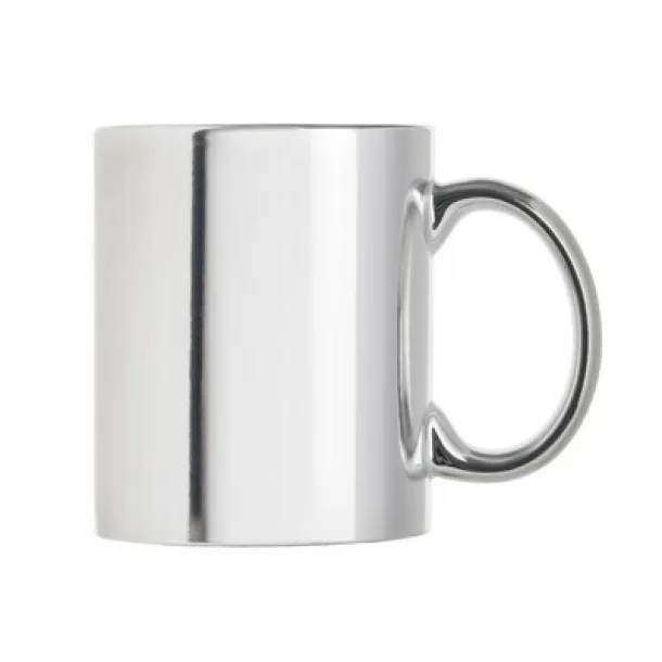  Ceramic mug 350 ml Srebrna