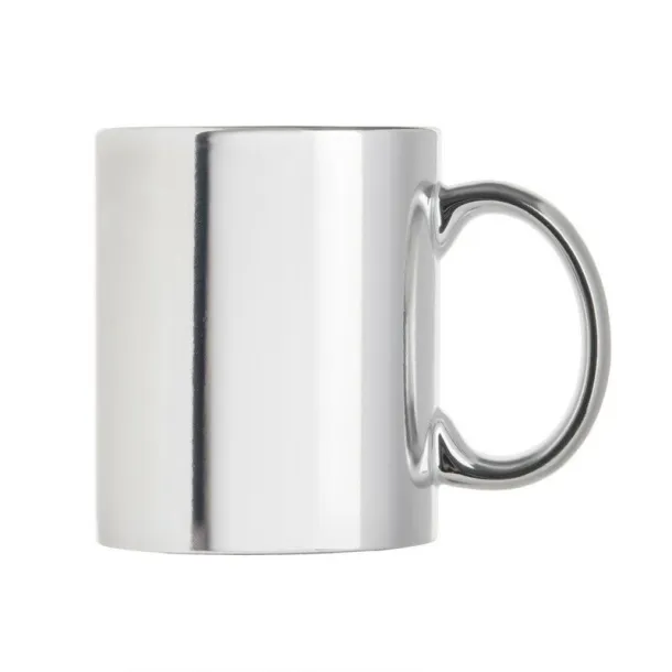  Ceramic mug 350 ml silver