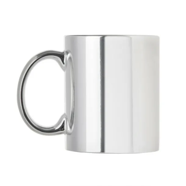  Ceramic mug 350 ml silver