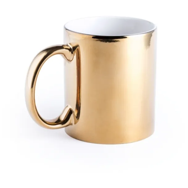  Ceramic mug 350 ml gold