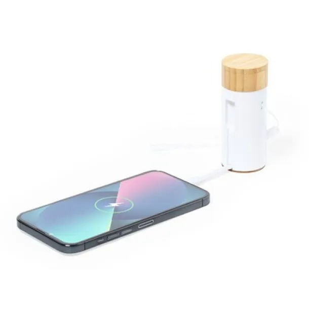  Power bank 4500 mAh, wireless earphones Bijela