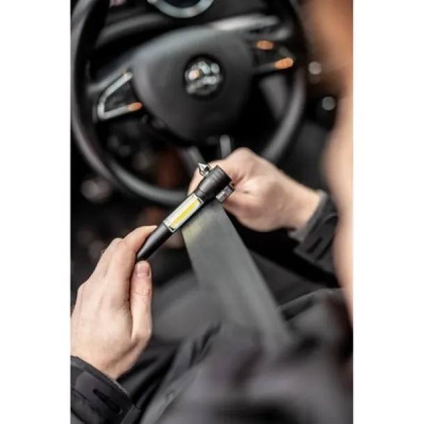  Višenamjenska 1 LED COB svjetiljka za hitne slučajeve Crna