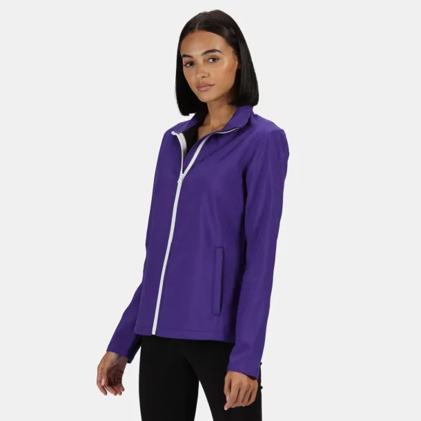  ABLAZE WOMEN'S PRINTABLE SOFTSHELL - Regatta Vibrant Purple Black