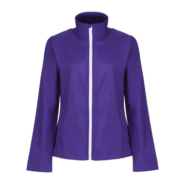  ABLAZE WOMEN'S PRINTABLE SOFTSHELL - Regatta Vibrant Purple Black