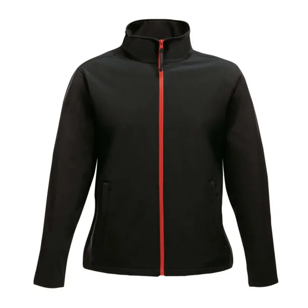  ABLAZE WOMEN'S PRINTABLE SOFTSHELL - Regatta Black Paprika Red