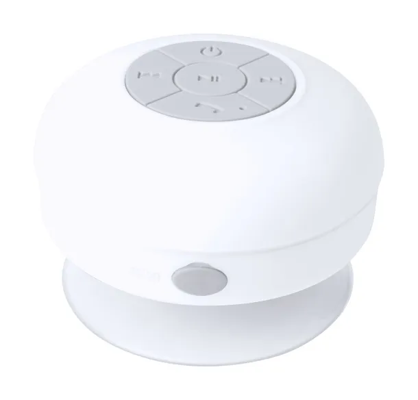 Abyss splashproof bluetooth speaker White White