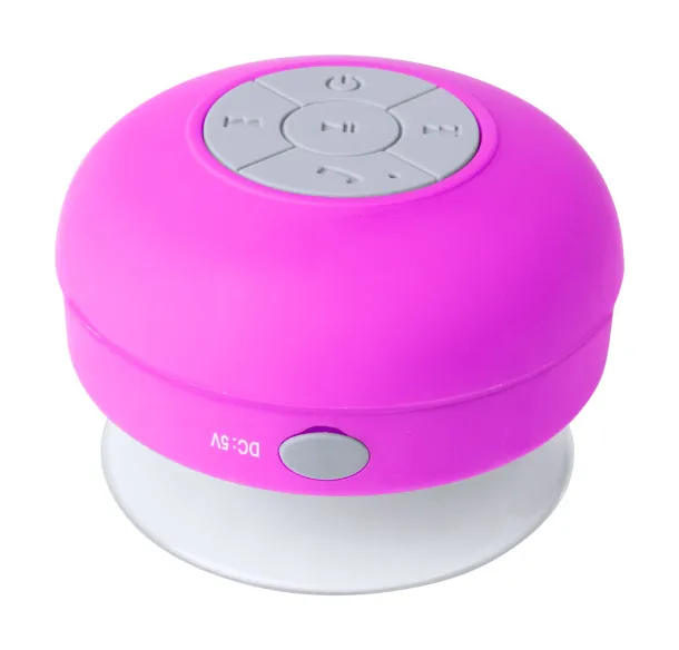 Rariax splashproof bluetooth speaker Pink White