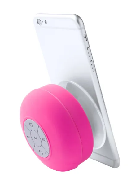 Rariax splashproof bluetooth speaker Pink White