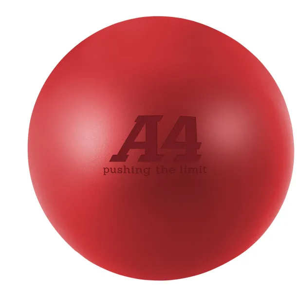 Cool round stress reliever Red