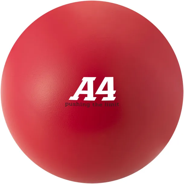 Cool round stress reliever Red