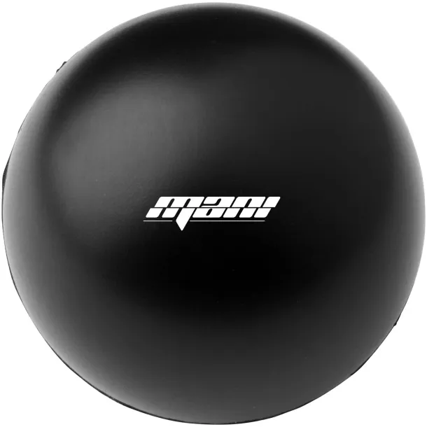 Cool round stress reliever Solid black