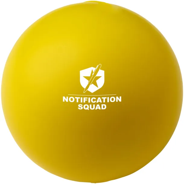 Cool round stress reliever Yellow